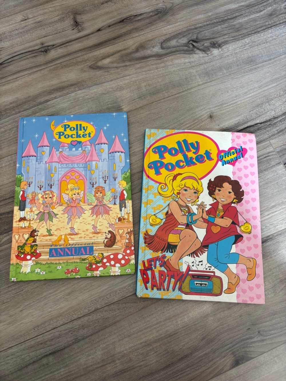 Vintage Polly Pocket Annual Book Set - 1994 & 1995 editions — RARE